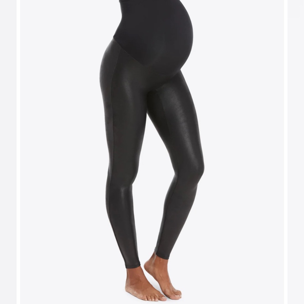 Spanx Mama Faux Leather Legging